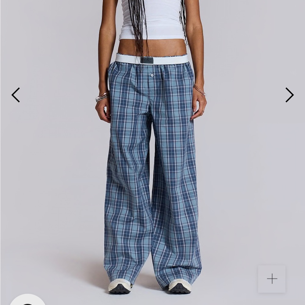 Jaded London Jamie plaid boxer trousers